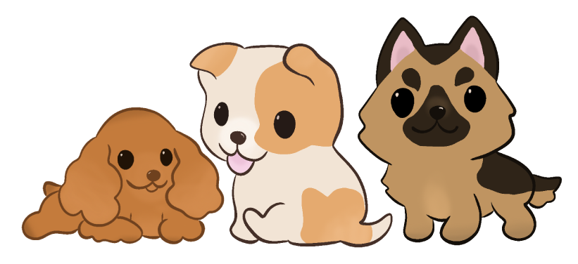 Illustration 3 chiens